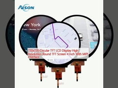 720x720 Kreisförmiges TFT-LCD-Display mit hoher Auflösung Runder TFT-Bildschirm 4 Zoll mit MIPI-Schnittstelle