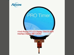 4 Zoll rundes TFT-LCD-Display 720x720 MIPI-Schnittstellenbildschirm 300 Cd/M2