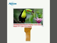 1024x600 Industrielle TFT-Anzeige 7 Zoll aktive Matrix TFT Farb-LCD-Anzeige