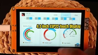 4,3 Zoll kapazitiver Touchscreen 800x480 ESP32 Anzeigemodul HMI Arduino LVGL