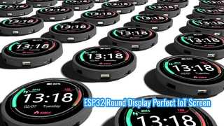 1,28 Zoll rundes ESP32-C3-Anzeigemodul