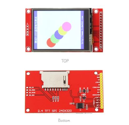 2.4 Zoll ILI9341 SPI 320*240 TFT LCD-Bildschirmmodul LCD-Bildschirm mit Leiterplatte