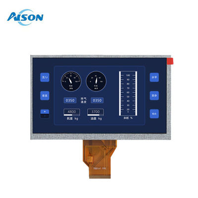 7 Zoll 800x480 TFT-LCD-Modul 50-Pin-LCD-Display RGB 24 Bit für industrielle Anwendungen
