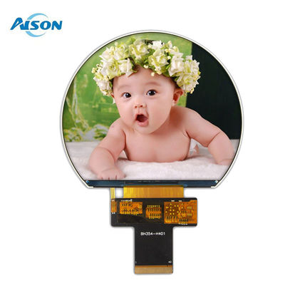 3.54 Zoll 800x640 Rundes TFT-Display SPI TFT-Display 1000 Cd/M2 mit 3SPI+18Bit RGB-Schnittstelle