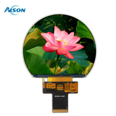 3.54 Zoll rundes TFT-Display 800x640 TFT-Display-Panel Lampenform für Motorradinstrument