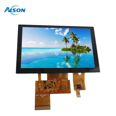 5' 800x480 TFT-LCD-Bildschirmmodul 5 Zoll IPS LVDS TFT-Bildschirm 500 Cd/M2