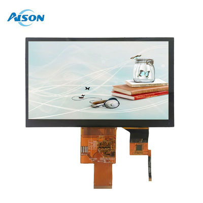 7 Zoll LCD-Display-Modul 400 Cd/M2 TFT-LCD-Touchscreen 800x480