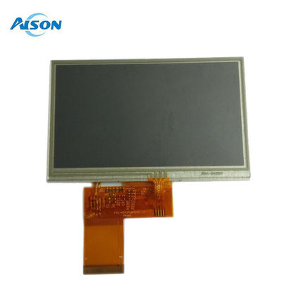4.3-Zoll-TFT-Resistenz-Touchscreen 350 cd/m2 Farb-TFT-Bildschirm 480X272 mit RGB-Schnittstelle
