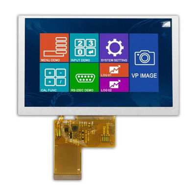 Kundenspezifisches 5-Zoll-TFT-Display mit hoher Helligkeit, sonnenlichttaugliche TFT-Displays 2500 cd/m²