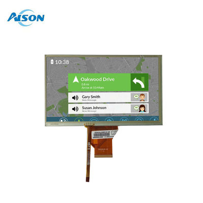 7 Zoll TFT Resistiver Touchscreen 800X480 Touchscreen Display Modul 300 Cd/M2