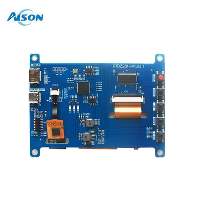 4.3-Zoll-kapazitiver Touchscreen übertragbarer IPS-Touchscreen 40 Pin für Raspberry PI