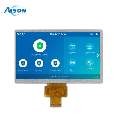 -40 bis 95 Grad 7 Zoll benutzerdefiniertes LCD-Display-Modul 40pins LVDS-Schnittstelle 500cd/m2