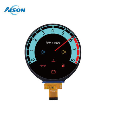 4 Zoll 720x720 Bildschirm mit 4-Strecken-MIPI-Schnittstelle 300 Cd/M2 Rundes TFT-Display