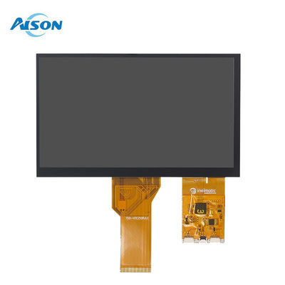 7 Zoll 1024x600 LVDS TFT IPS-Display Kapazitives Touch-Display mit benutzerdefiniertem übergroßen Coverglass