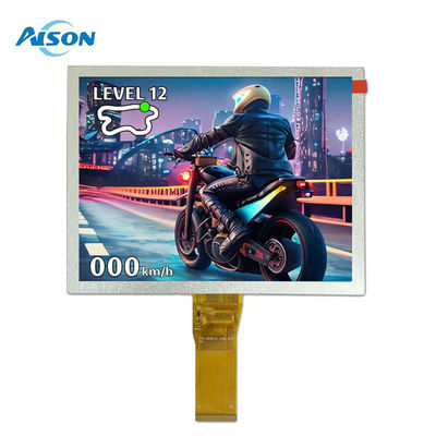 8 Zoll IPS TFT LCD-Modul 800×600 RGB 24 Bit 50 Pin 1000cd/m2 für industrielle TFT-Displays