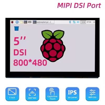 7 Zoll 800*480 MIPI-DSI IPS LCD Display Modul mit kapazitivem Touchscreen für Raspberry Pi