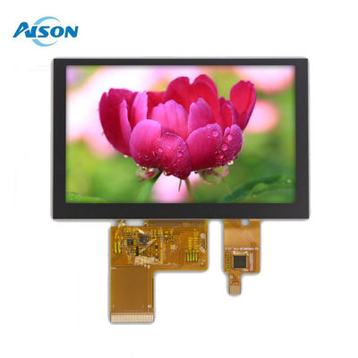 5 Zoll IPS-TFT-Displaymodul 800x480 Industriekapazitiver Touchscreen 500 Cd/M2