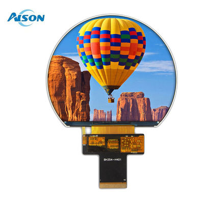 3.54 Zoll 800x640 Rundes TFT-Display SPI TFT-Display 1000 Cd/M2 mit 3SPI+18Bit RGB-Schnittstelle