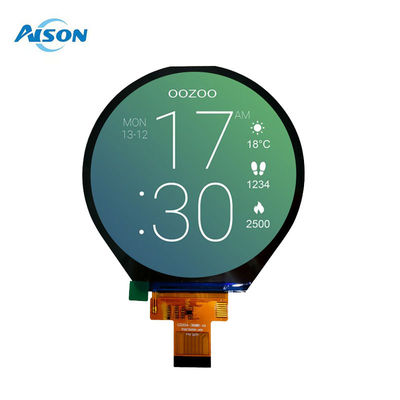 3.4 Zoll 800*800 Kreisförmiges TFT-LCD-Display MIPI-Schnittstelle 30 Pins für die industrielle Steuerung des Smart Home
